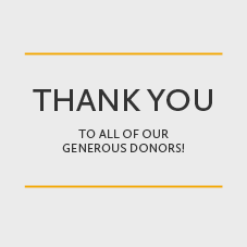 Thank you to all of our generous donors